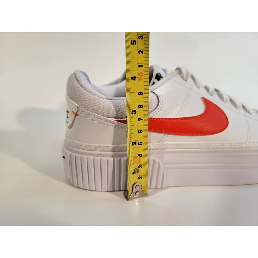 Nike Court Legacy Lift Platform Shoes Sneakers Womens Size 10 White DZ5203-100 - Picture 8 of 12